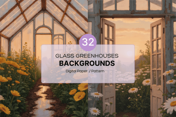 Download Sunlit Greenhouse Background Pack - Background pack Collection