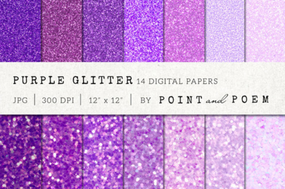 Download Purple Glitter Digital Paper - Glitter digital paper Collection