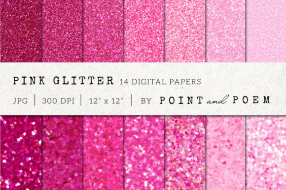 Download Pink Glitter Digital Paper - Glitter digital paper Collection