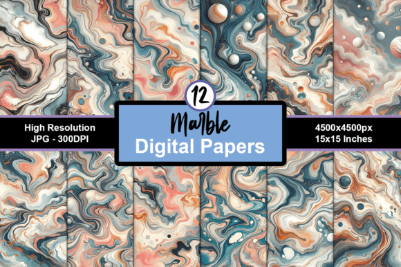 Download Marble Digital Paper Background Pack JPG - Background pack Collection